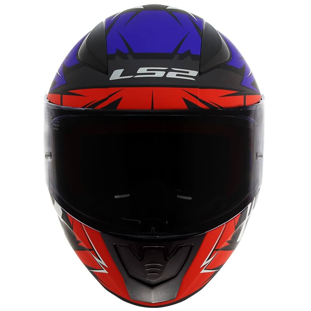 CAPACETE LS2 FF353 RAPID CROMO PRETO/VERMELHO/AZUL FOSCO - Image 5