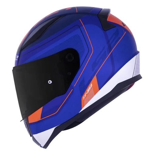 CAPACETE LS2 FF358 DRAZE BRANCO/AZUL/VERMELHO - Image 2