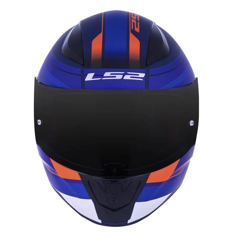 CAPACETE LS2 FF358 DRAZE BRANCO/AZUL/VERMELHO - Image 4
