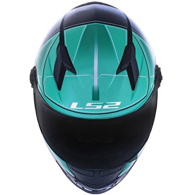 CAPACETE LS2 FF358 ULTRA PRETO/VERDE - Image 5