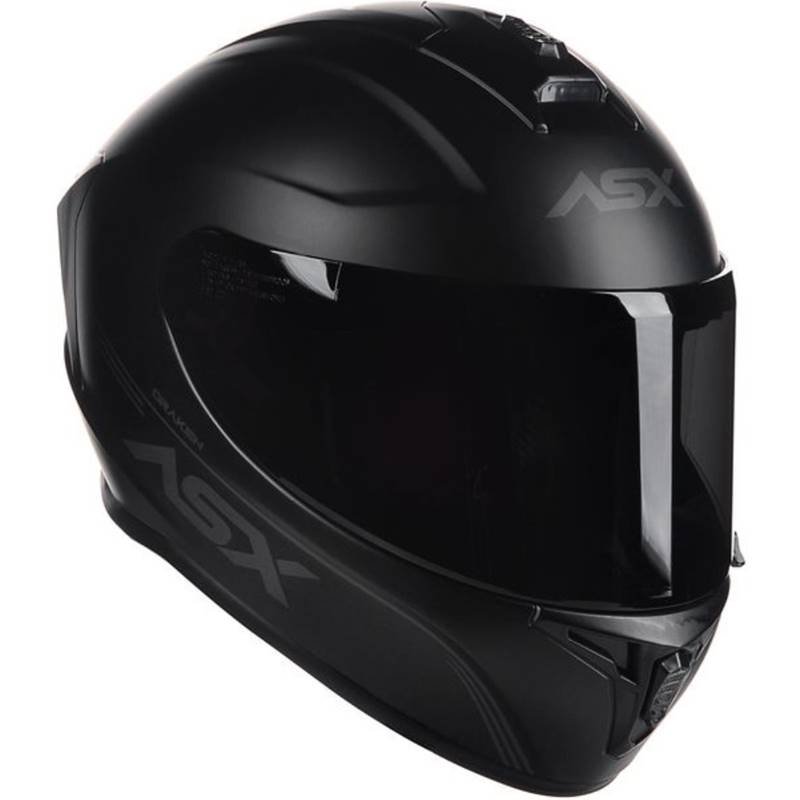 CAPACETE ASX DRAKEN SOLID PRETO FOSCO - Image 5