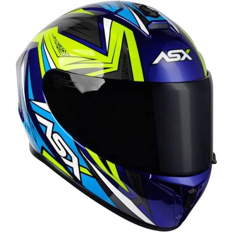 CAPACETE ASX DRAKEN VECTOR AZUL/AMARELO/CINZA - Image 5