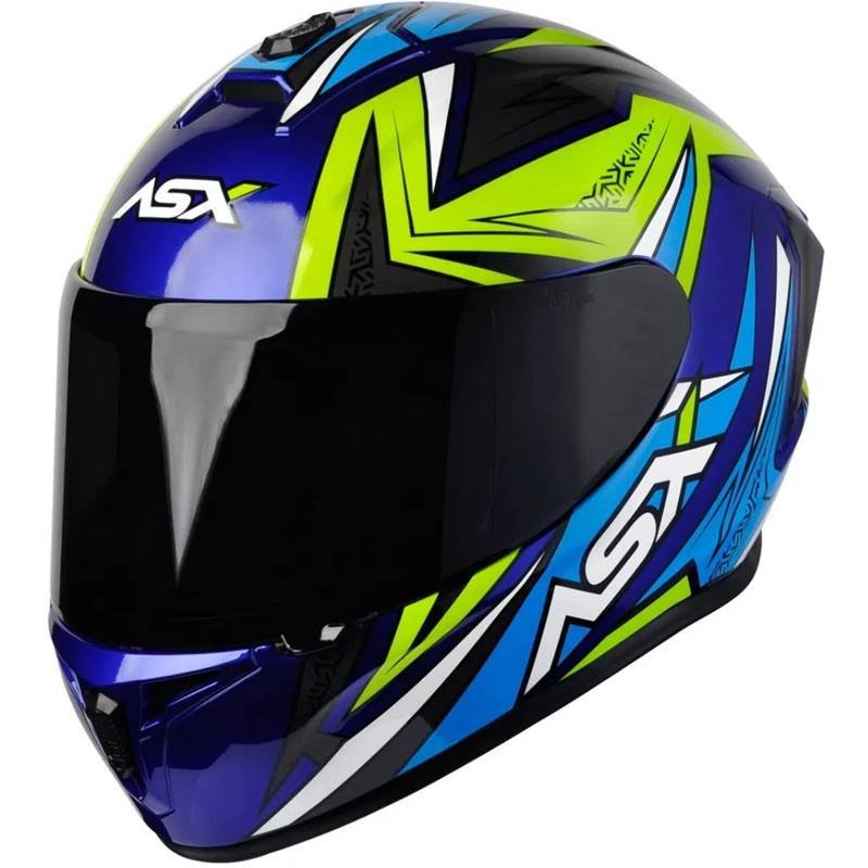 CAPACETE ASX DRAKEN VECTOR AZUL/AMARELO/CINZA - Image 6