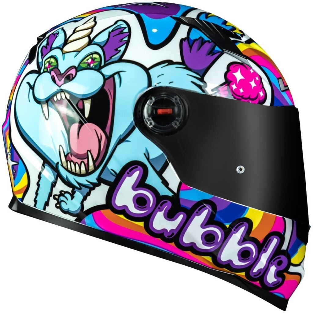 CAPACETE LS2 FF358 BUBBLE BRANCO
