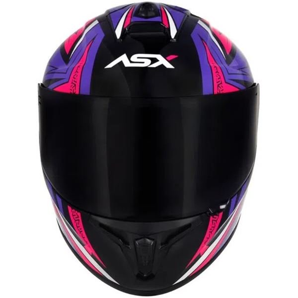 CAPACETE ASX DRAKEN VECTOR PRETO/LILAS/ROSA - Image 6