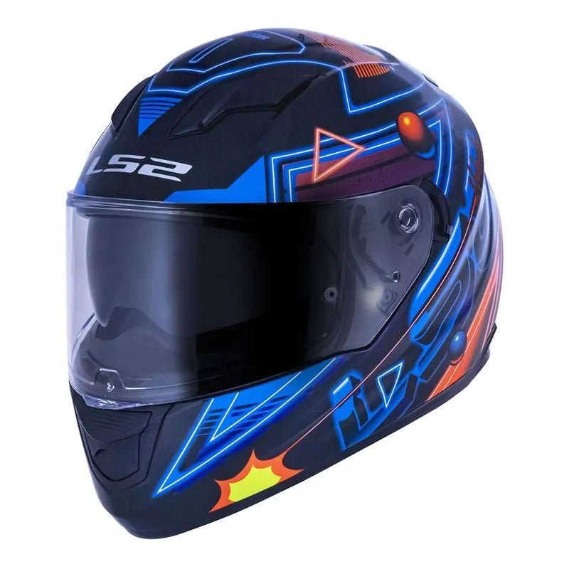 CAPACETE LS2 FF320 STREAM SYNTH AZUL/PRETO - Image 5