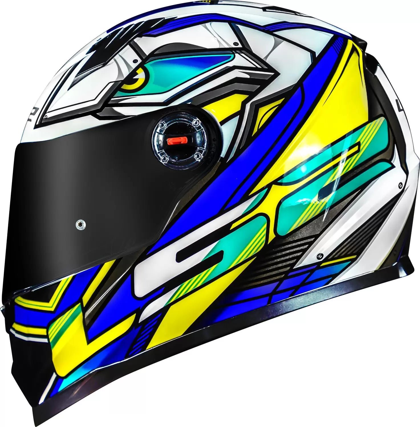 CAPACETE LS2 FF358 XDRON AZUL/AMARELO - Image 2