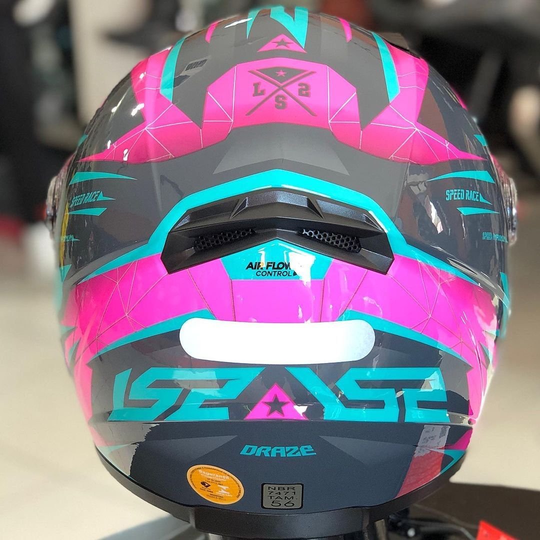 CAPACETE LS2 DRAZE LANÇAMENTO ROSA - Image 3