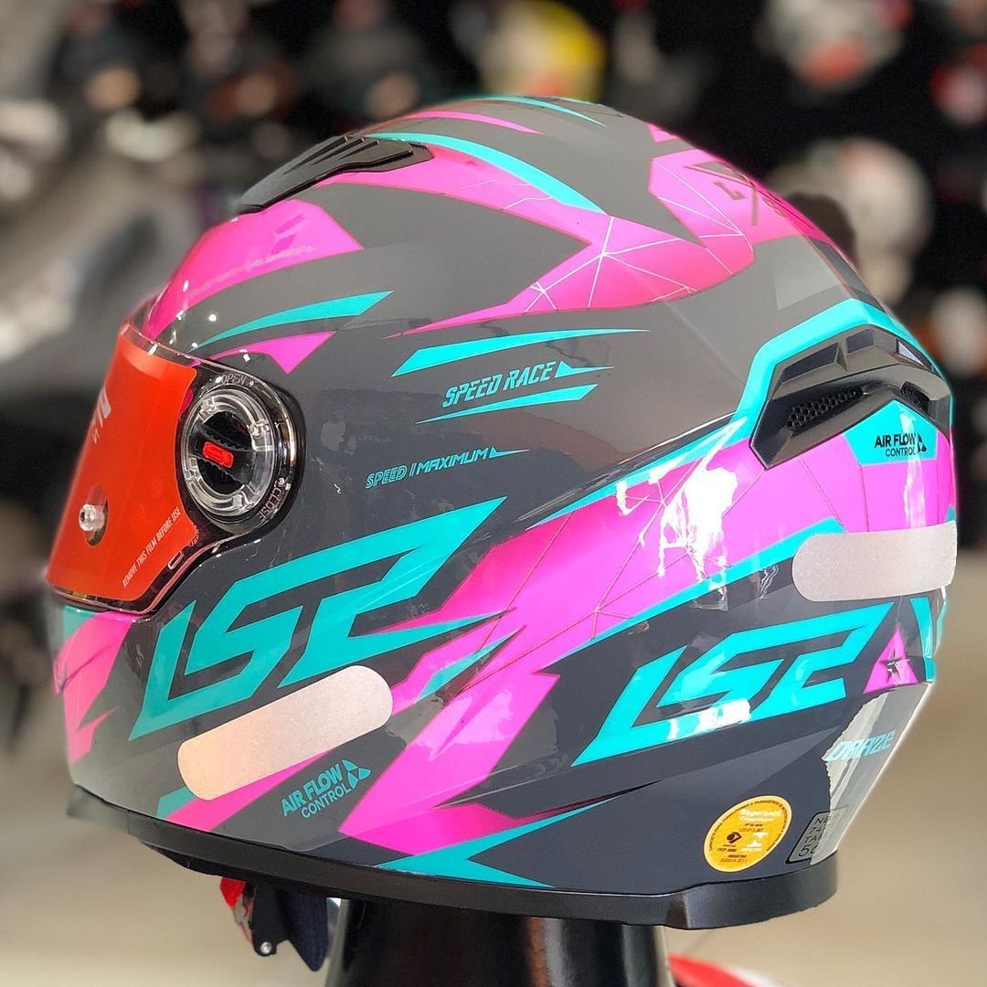 CAPACETE LS2 DRAZE LANÇAMENTO ROSA - Image 2