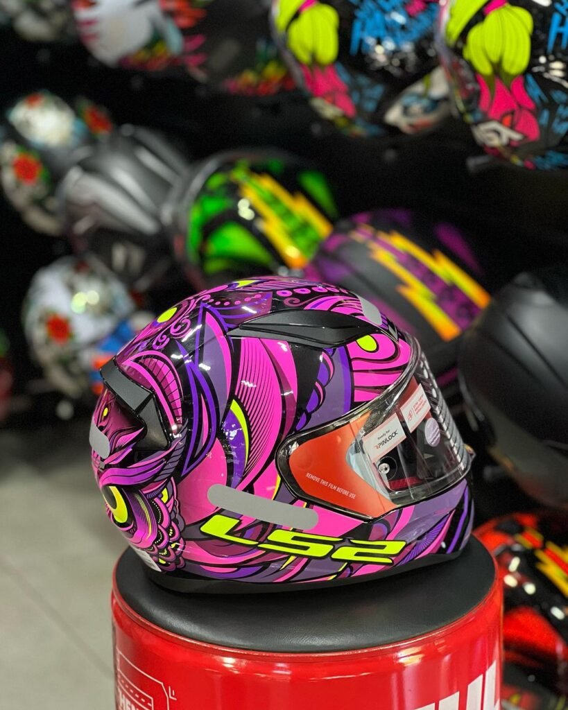 Capacete Ls2 Rapid FF353 Athena Purple