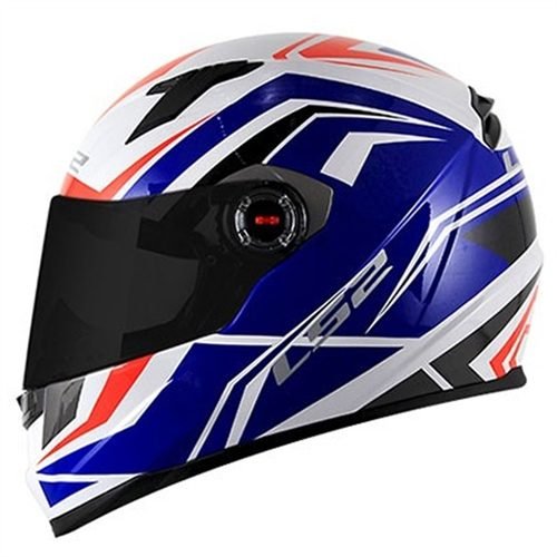 CAPACETE LS2 FF358 BLADE BRANCO/VERMELHO/AZUL - Image 2