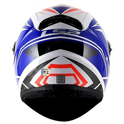 CAPACETE LS2 FF358 BLADE BRANCO/VERMELHO/AZUL - Image 3