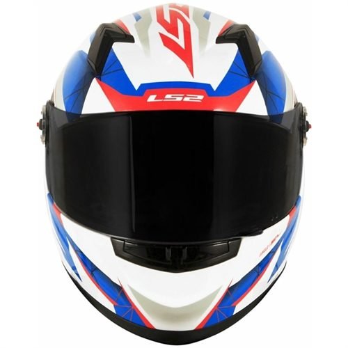 CAPACETE LS2 FF358 DRAZE BRANCO/AZUL/VERMELHO - Image 4