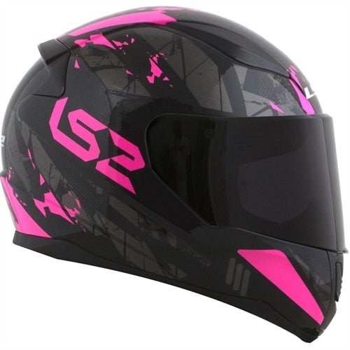 CAPACETE LS2 FF353 RAPID PALIMNESIS PRETO/ROSA BRILHO - Image 2