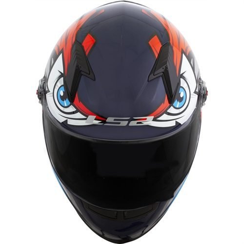 CAPACETE LS2 FF358 TRIBAL LARANJA/AZUL - Image 4