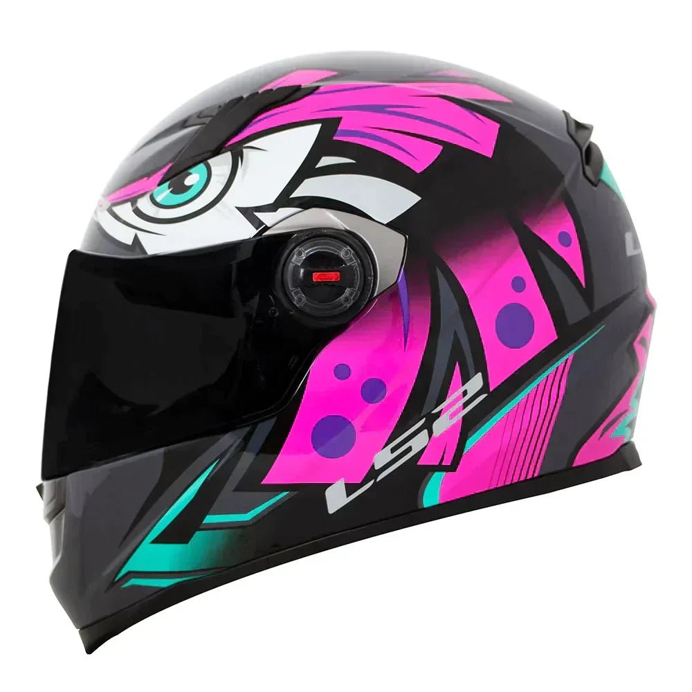 CAPACETE LS2 CLASSIC TRIBAL ROSA - Image 2