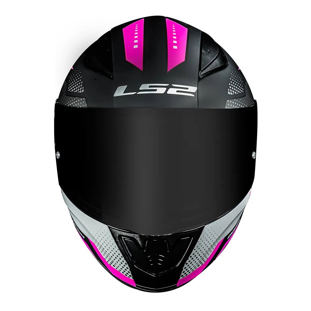 CAPACETE LS2 FF353 RAPID DOOM PRETO/ROSA/BRANCO - Image 7