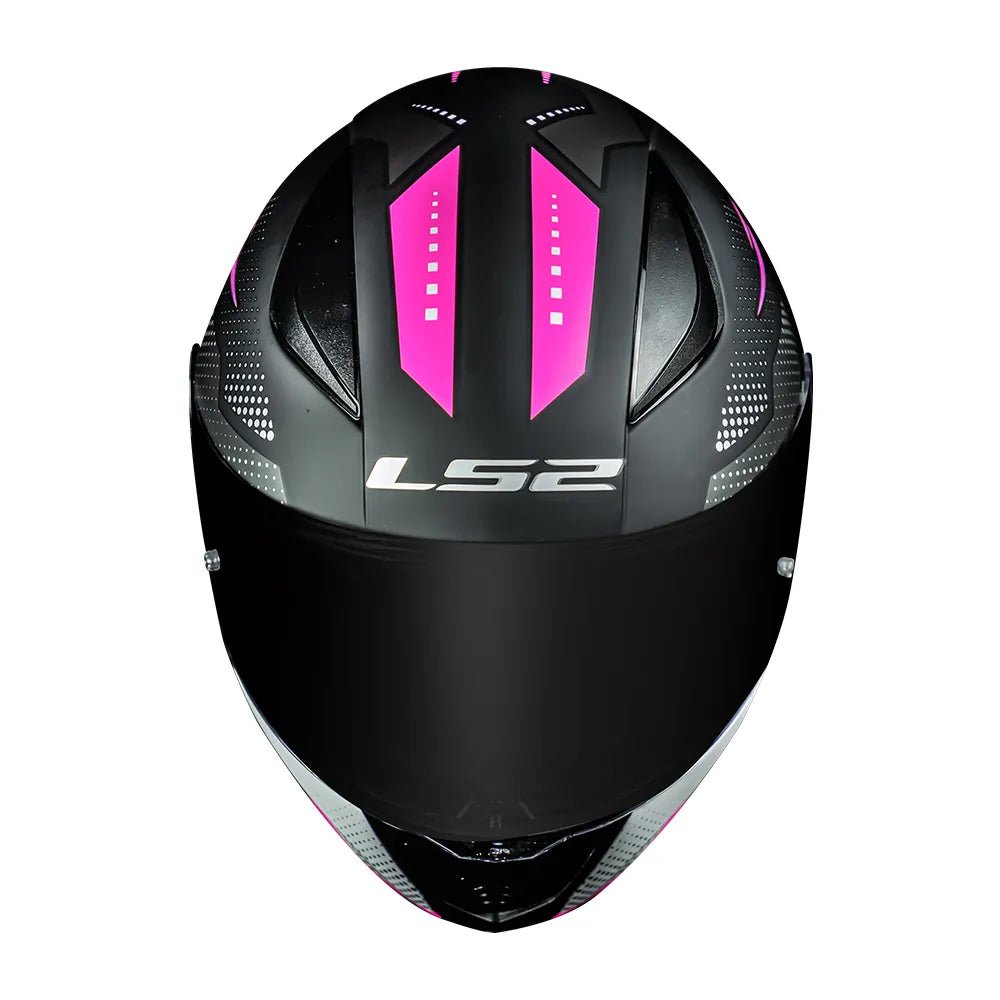 CAPACETE LS2 FF353 RAPID DOOM PRETO/ROSA/BRANCO - Image 6