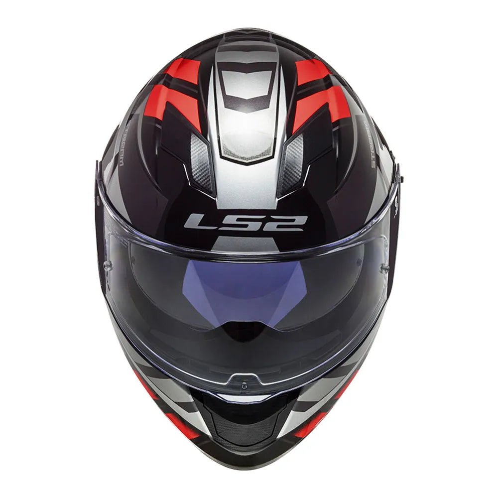 CAPACETE LS2 FF320 STREAM LOOP VERMELHO (VISEIRA SOLAR) - Image 5