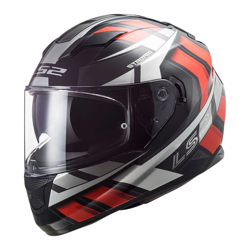 CAPACETE LS2 FF320 STREAM LOOP VERMELHO (VISEIRA SOLAR) - Image 4