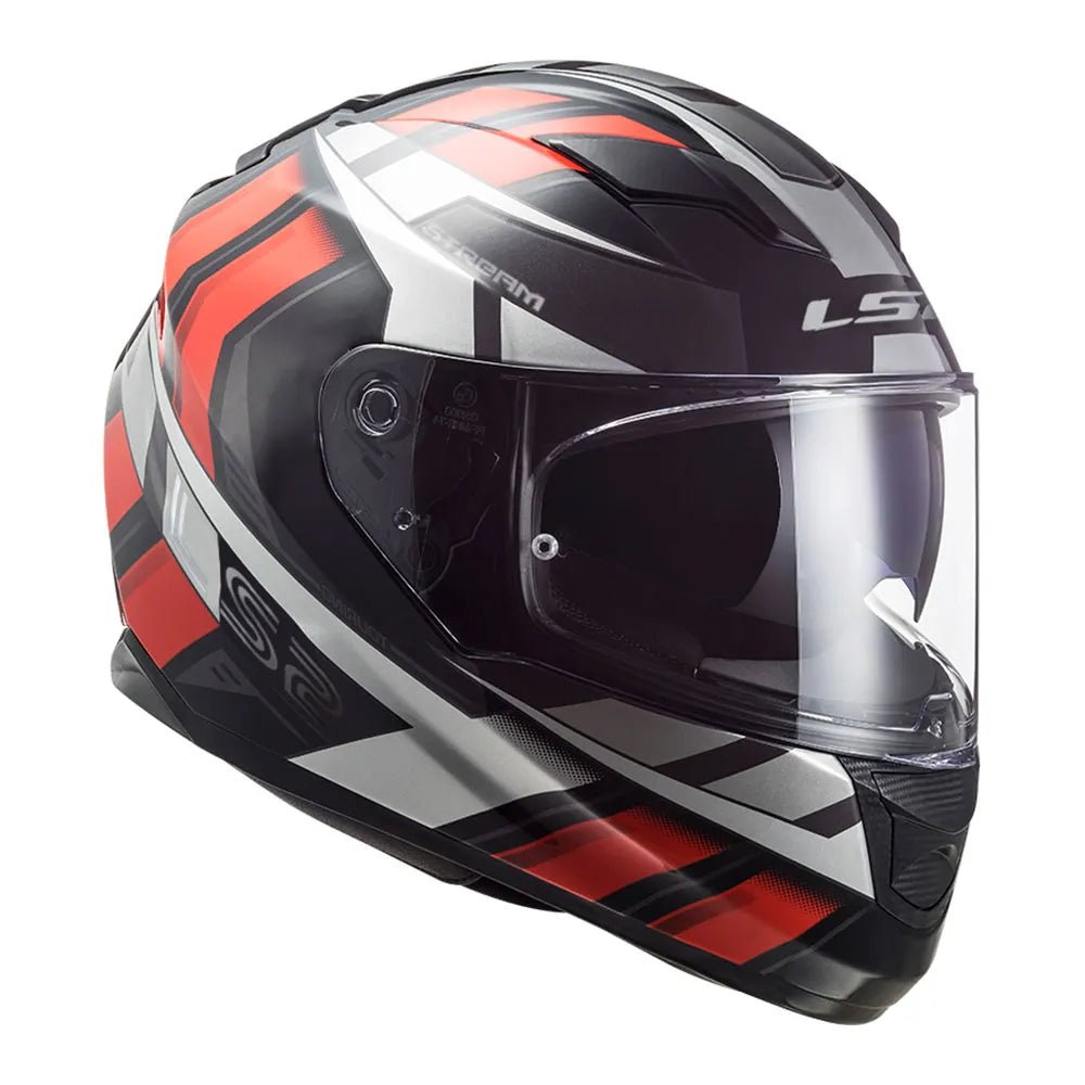 CAPACETE LS2 FF320 STREAM LOOP VERMELHO (VISEIRA SOLAR) - Image 3