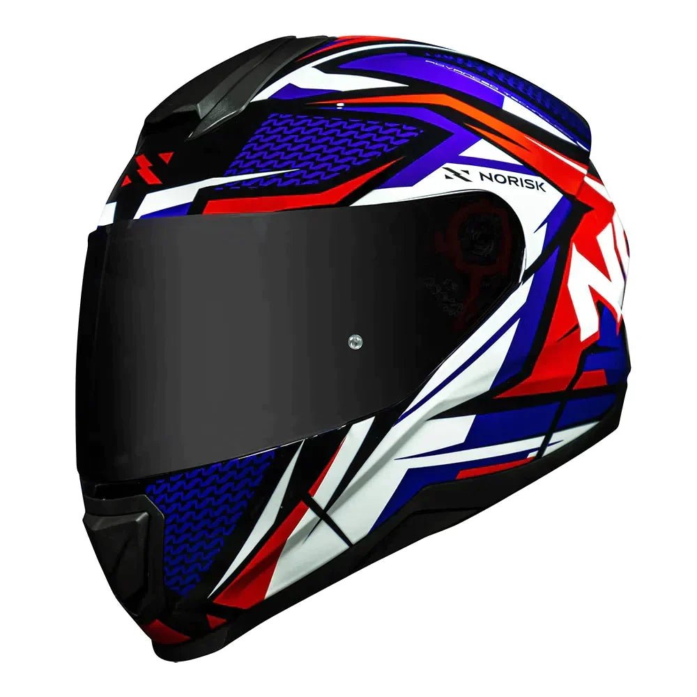 CAPACETE NORISK CAPACETE RAZOR SHARP AZUL/BRANCO - Image 5