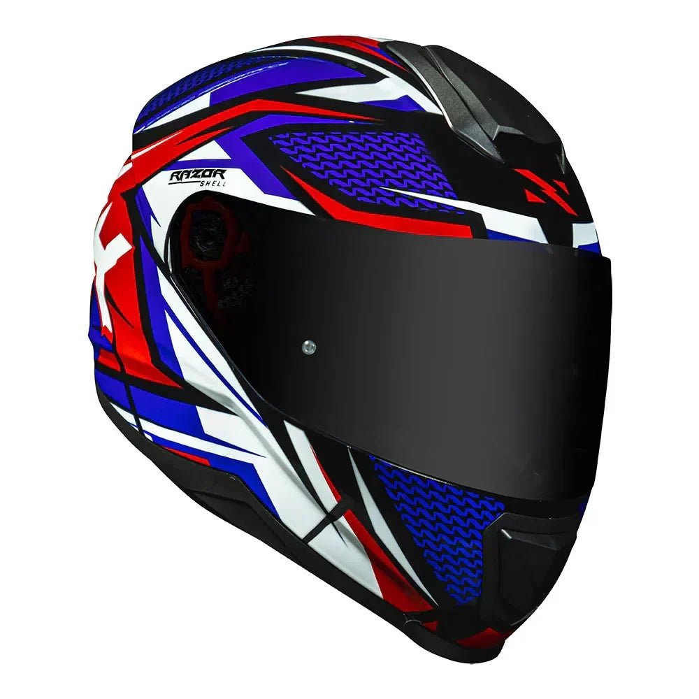 CAPACETE NORISK CAPACETE RAZOR SHARP AZUL/BRANCO - Image 3