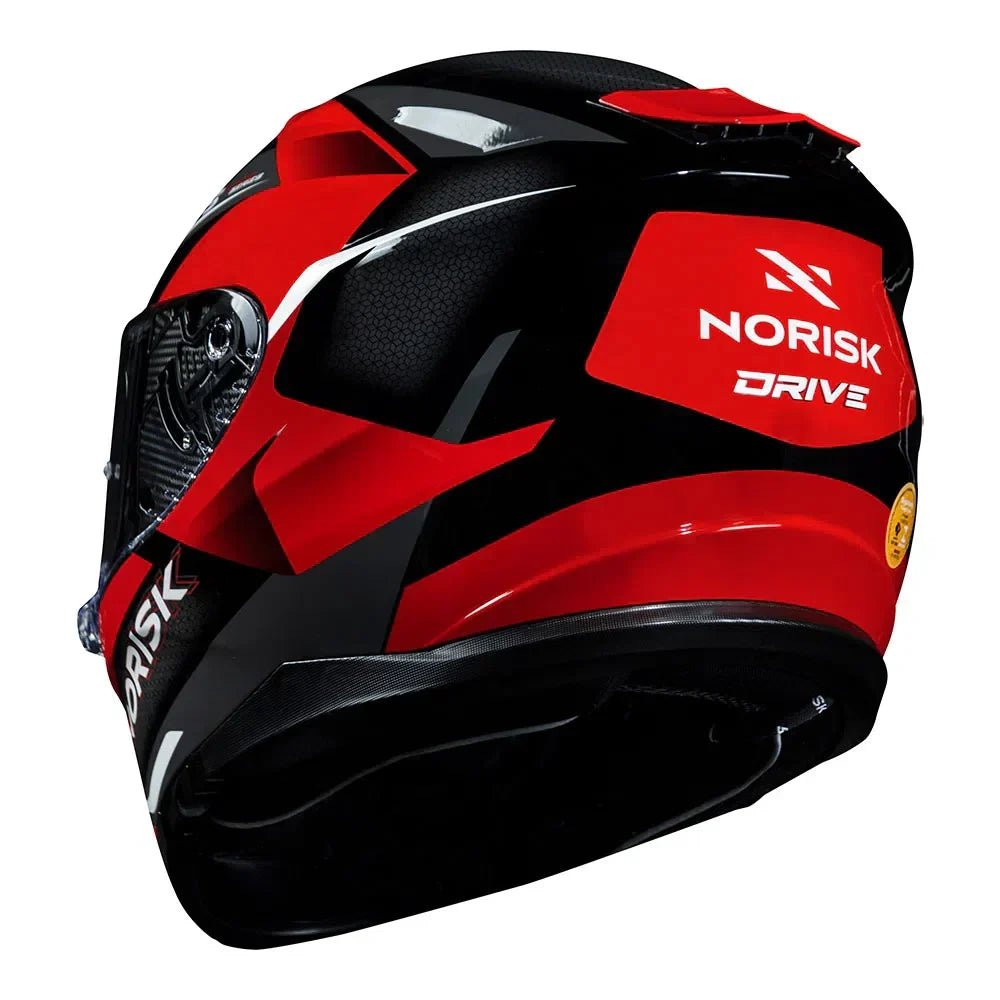 CAPACETE NORISK STRADA DRIVE PRETO/VERMELHO - Image 5
