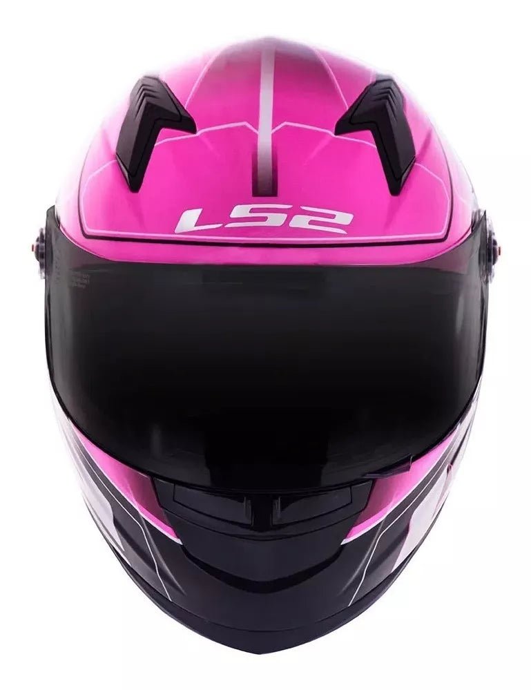 CAPACETE LS2 FF358 CLASSIC ULTRA PRETO/ROSA - Image 5