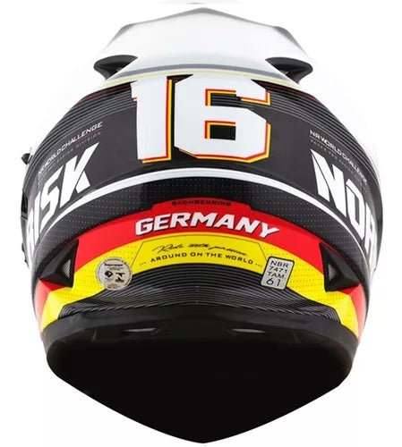 CAPACETE NORISK SOUL FF302 GRAND PRIX GERMANY - Image 4