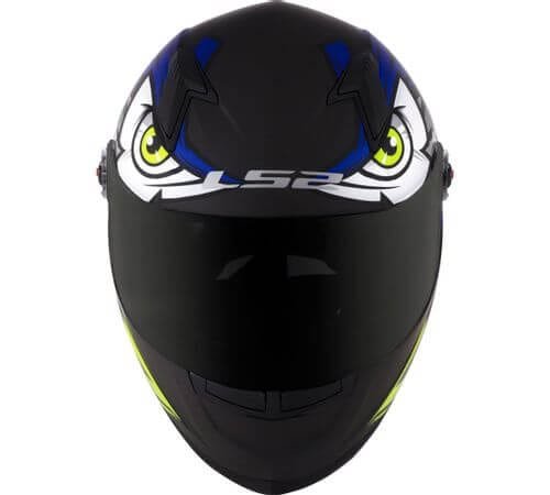 CAPACETE LS2 FF358 TRIBAL PRETO/AZUL FOSCO - Image 3