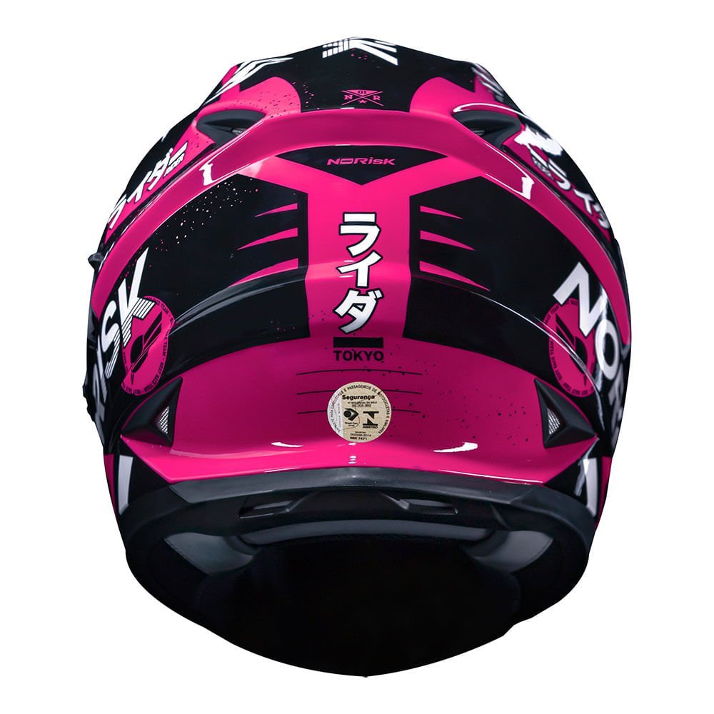 CAPACETE NORISK SOUL TOKYO ROSA - Image 3