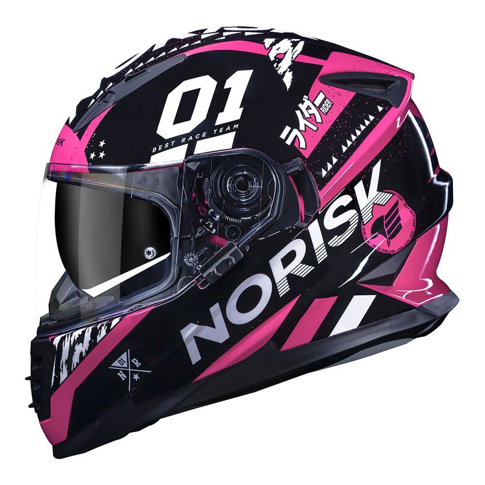 CAPACETE NORISK SOUL TOKYO ROSA - Image 4