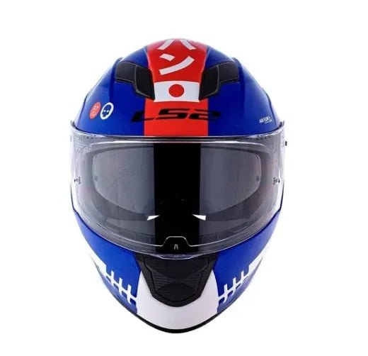 CAPACETE LS2 FF320 STREAM SUKEBAN BRANCO/AZUL/VERMELHO - Image 4