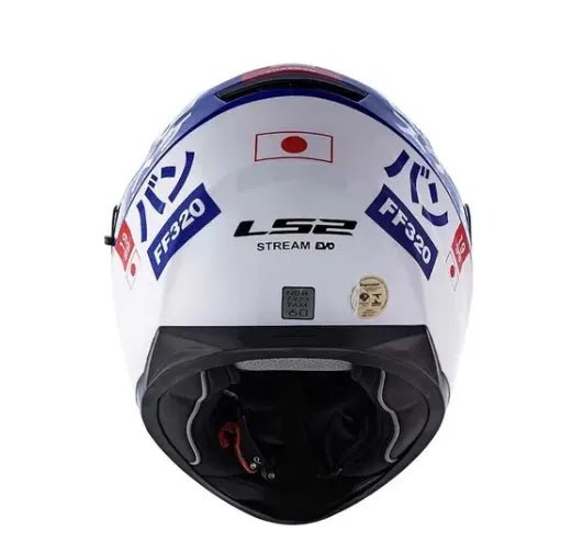 CAPACETE LS2 FF320 STREAM SUKEBAN BRANCO/AZUL/VERMELHO - Image 3