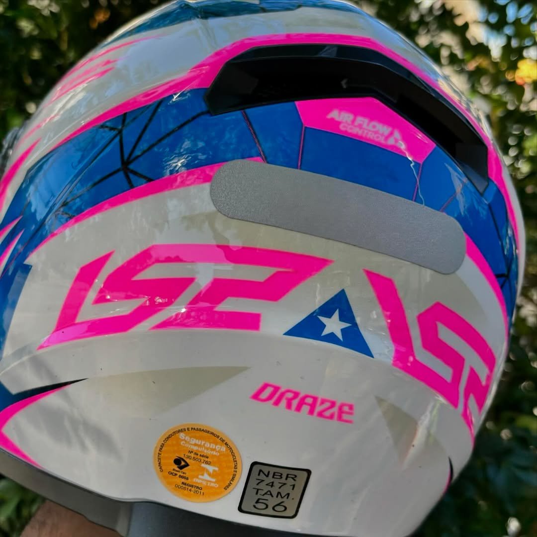 Capacete LS2 DRAZE ROSA - Image 4