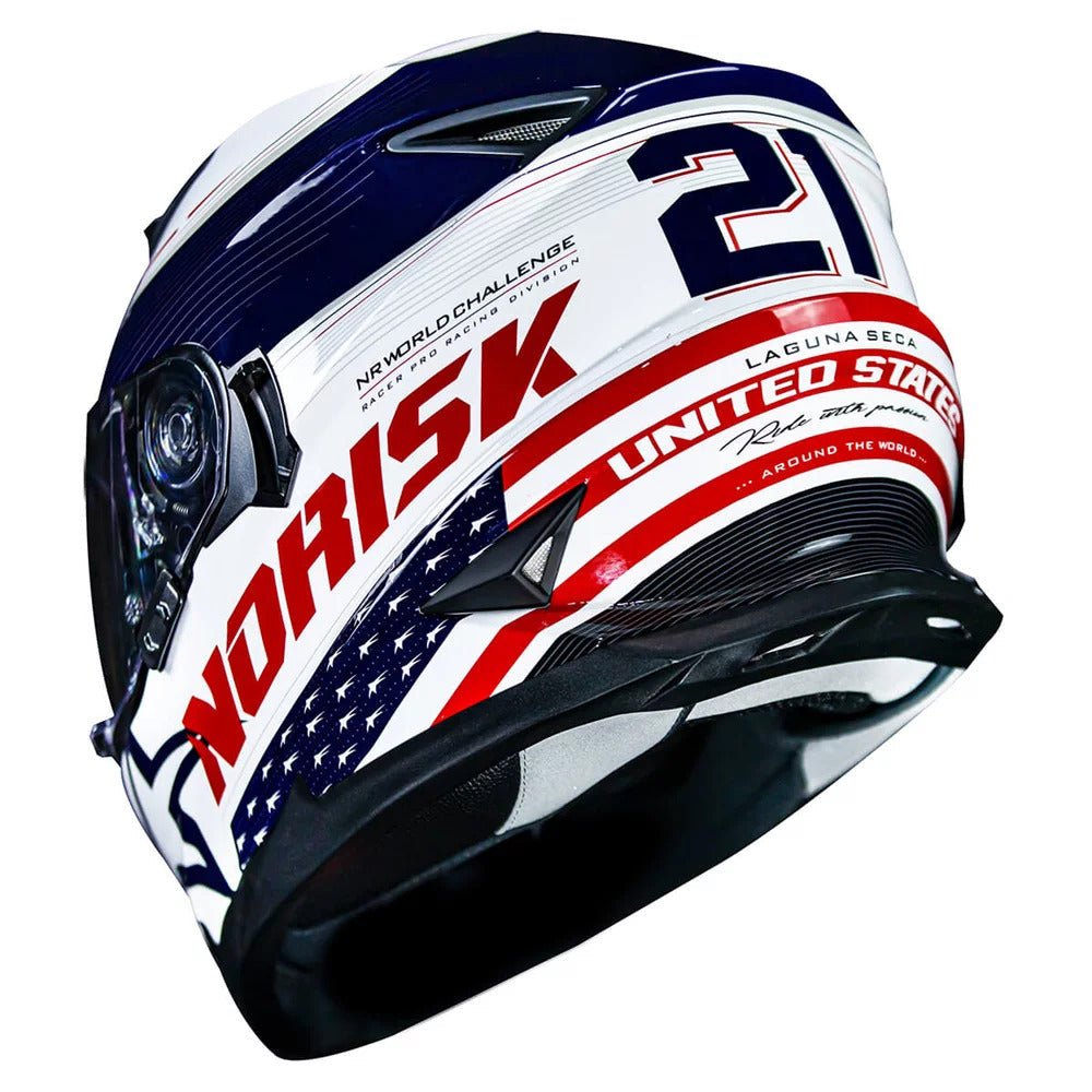 CAPACETE NORISK SOUL FF302 GRAND PRIX USA - Image 2
